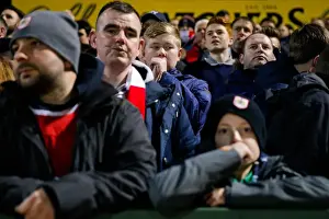 Yeovil Town V Bristol City Prints: Anxious Moment at Hush Park Stadium: 0-0 Showdown between Yeovil Town and Bristol City