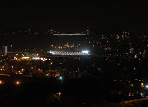 Images Dated 11th January 2008: Ashton Gate at Night