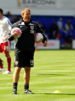 Ipswich Town V Bristol City Prints: Assistant Manager Steve Wigley of Bristol City During Ipswich v Bristol City Championship Match
