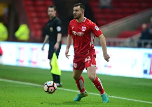 Images Dated 7th January 2017: Bailey Wright in Action: Bristol City vs. Fleetwood Town, FA Cup Third Round, Ashton Gate, 2017