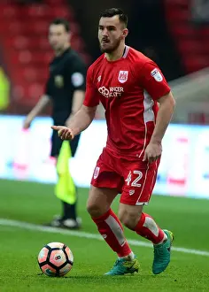 Bristol City V Fleetwood Town Prints: Bailey Wright in Action: FA Cup Third Round - Bristol City vs. Fleetwood Town (2017)
