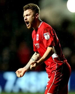 Images Dated 7th March 2017: Bailey Wright Scores the Winning Goal for Bristol City Against Norwich City