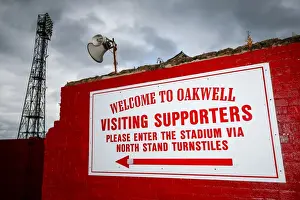 Barnsley vs. Bristol City: Exterior View of Oakwell Stadium, 2014