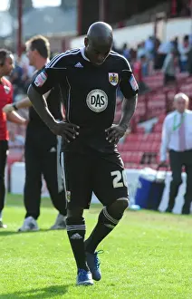 Barnsley V Bristol City Prints: Barnsley vs. Bristol City: Jamal Campbell-Ryce in Action (Championship Football Match)