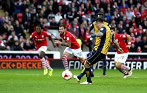 Barnsley V Bristol City Prints: Barnsley vs. Bristol City: Lee Tomlin Scores a Penalty to Tie the Game (October 29)