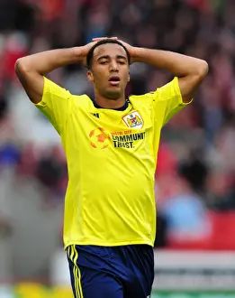 Barnsley V Bristol City Prints: Barnsley vs. Bristol City: Nicky Maynard's Close Call - Championship Football, 2011