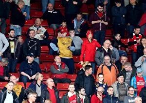 Images Dated 29th October 2016: Barnsley vs. Bristol City: Passionate Fans at Oakwell Stadium, Sky Bet Championship (October 2016)