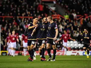Bristol City V Barnsley Prints: Barnsley's Daniel Bogdanovic Celebrates Goal Against Bristol City - Championship Match