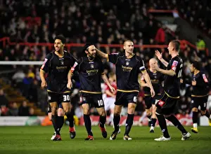 Bristol City V Barnsley Prints: Barnsley's Daniel Bogdanovic: The Championship's Most Memorable Goal Celebration vs