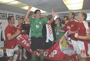 Basso's Thrilling Moment: Bristol City's Promotion Celebration