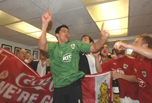 Promotion Prints: Basso's Thrilling Promotion Moment with Bristol City FC