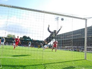 Images Dated 12th September 2008: The Battle on the Field: Cardiff City vs. Bristol City - Season 08-09 Football Rivalry