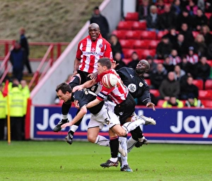 Sheffield United V Bristol City Prints: Battle of the Football Field: Sheffield United vs. Bristol City (09-10 Season)