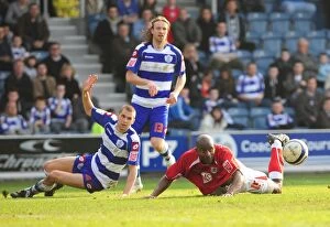 QPR v Bristol City Collection: Battle of the West Country: QPR vs. Bristol City (Season 08-09) - A Football Rivalry Unfolds