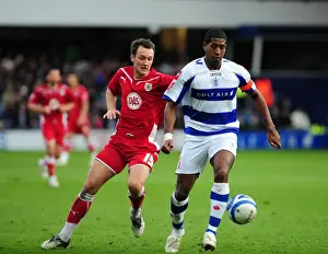 Framed Print : Battle of the West Country: QPR vs. Bristol City - Season 09-10 Football Rivalry