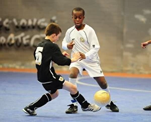 MK Dons Collection: Battle of the Young Talents: Bristol City Academy vs MK Dons - 09-10 Football Tournament Futsal