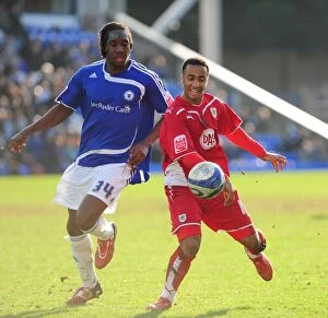 Images Dated 27th March 2010: Battling for Championship Glory: Maynard vs. Geohaggon - The Intense Rivalry between Peterborough