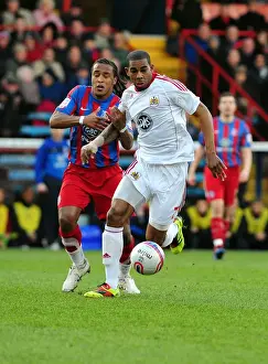 Crystal Palace V Bristol City Prints: Battling for Championship Supremacy: Marvin Elliott vs. Neil Danns (January 2011)