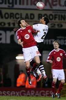 Images Dated 1st February 2011: Battling for Championship Supremacy: Pitman vs. Williams - The Intense Rivalry (Bristol City vs)