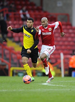 Battling for the FA Cup: Marvin Elliott vs. Troy Deeney - Bristol City vs. Watford, 2014