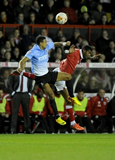 Bristol City V Bradford Prints: Battling for the High Ball: Mark Little vs. James Meredith - Sky Bet League One Clash