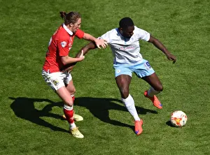 Celebration Prints: Battling Rivals: Ayling vs. Nouble in the Intense Clash between Bristol City and Coventry City