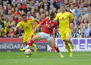 Battling for Supremacy: Bryan vs. Baldock in Bristol City vs. MK Dons Clash