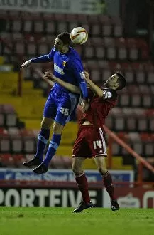 Images Dated 29th January 2013: Battling for Supremacy: Cole Skuse vs. Alexandre Geijo in the Championship Clash between Bristol