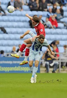 Coventry City V Bristol City Prints: Battling for Supremacy: Freeman vs McQuoid in Intense Sky Bet League One Clash