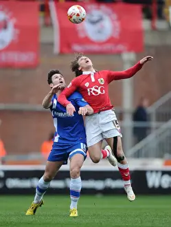 Gillingham Prints: Battling for Supremacy: Freeman vs Morris in Intense Sky Bet League One Clash
