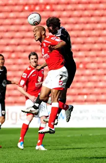 Barnsley V Bristol City Prints: Battling for Supremacy: Haynes vs