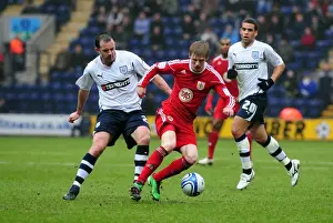 Preston V Bristol City Prints: Battling for Supremacy: Keogh vs