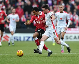 Battling for Supremacy: Korey Smith vs. Darren Potter in MK Dons vs. Bristol City Football Clash