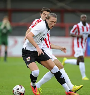 Pre-Season Prints: Battling for Supremacy: Luke Ayling vs
