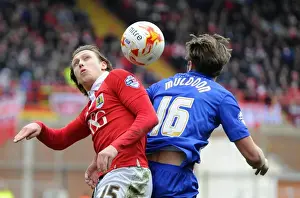 Gillingham Prints: Battling for Supremacy: Luke Freeman vs Amine Linganzi in Bristol City vs Gillingham Clash