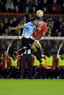 Bristol City V Bradford Prints: Battling for Supremacy: Mark Little vs