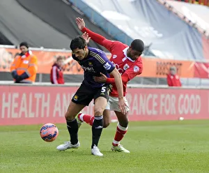 Bristol City V West Ham Prints: Battling for Supremacy: Mark Little vs
