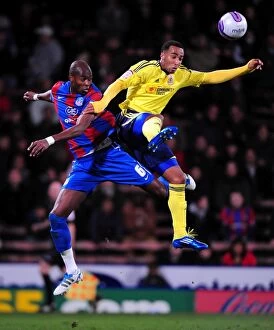 Images Dated 18th October 2011: Battling for Supremacy: Maynard vs. Gardner in the Championship Clash between Crystal Palace