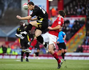 Bristol City V Cardiff City Prints: Battling for Supremacy: Pitman vs
