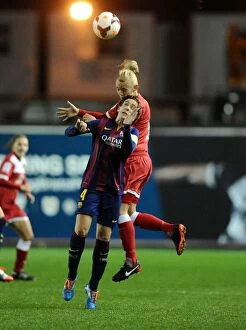 Images Dated 13th November 2014: Battling for Supremacy: Sophie Ingle vs. Marta - A Champions League Showdown