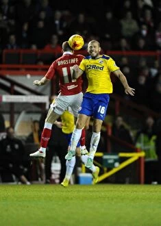 Images Dated 13th December 2014: Battling for Supremacy: Wagstaff vs. Keane in the Sky Bet League One Clash between Bristol City