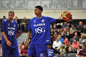 Images Dated 12th December 2014: BBL Cup Semi-Finals: A Showdown between Bristol Flyers and Glasgow Rocks