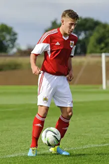 Bristol City U18s Prints: Ben Withey in Action: Bristol City U18 vs Brighton & Hove Albion U18 Football Match