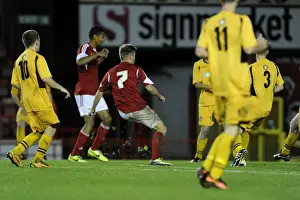 Bristol City U18s V Newport County U18s Prints: Ben Withey Scores Game-Winning Goal for Bristol City U18s vs Newport County U18s at Ashton Gate