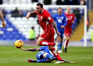 Birmingham City vs. Bristol City: Lee Tomlin Foul by David Cotterill (November 19, 2016)