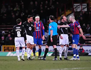 Crystal Palace V Bristol City Prints: Bloody Clash: Nyatanga Protested Ref after Suffering Nosebleed from Lee in Crystal Palace vs