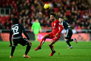 Bobby Reid in Action: Bristol City vs. Brentford, Sky Bet Championship (131216)