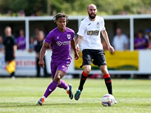 Bristol Manor Farm V Bristol City Prints: Bobby Reid in Action: Bristol City vs. Bristol Manor Farm Pre-season Friendly (2017)