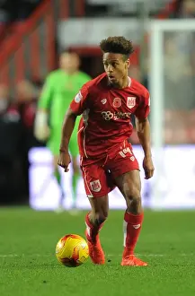Bristol City V Brighton And Hove Albion Prints: Bobby Reid in Action: Bristol City vs Brighton & Hove Albion (November 2016)