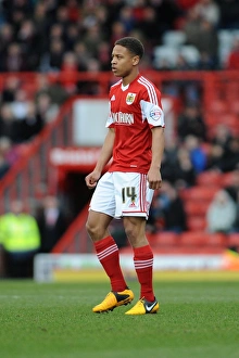 Bristol City V Gillingham Prints: Bobby Reid in Action: Bristol City vs Gillingham, Sky Bet League One, 01/03/2014